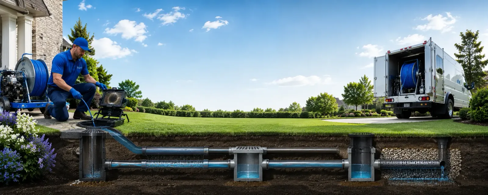 Outdoor drain cleaning information for Fair Play, MO